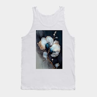 Petunia Leaves - Abstract Alcohol Ink Resin Art Tank Top